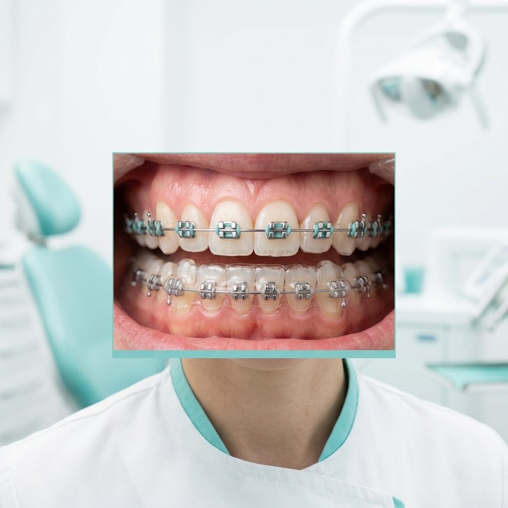 Tratamiento de ortodoncia con brackets y alineadores